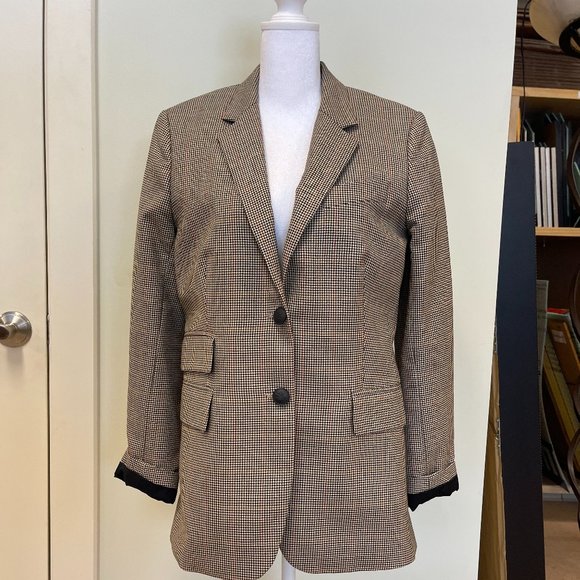 rag & bone Jackets & Blazers - Rag & Bone Houndstooth Wool Blazer